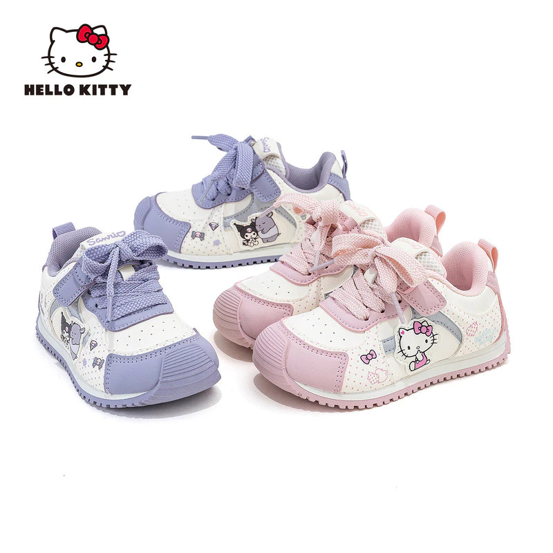 Giày thể thao bé gái hello kitty cute không buộc dây chống trơn trượt siêu êm thoáng khí giày lười