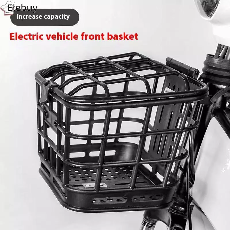 [Ele-T] Giỏ Trước Xe Đạp Dung Tích Lớn, Chống Đùn, Tháo Rời & Có Nắp - Phù Hợp Với Xe Điện
