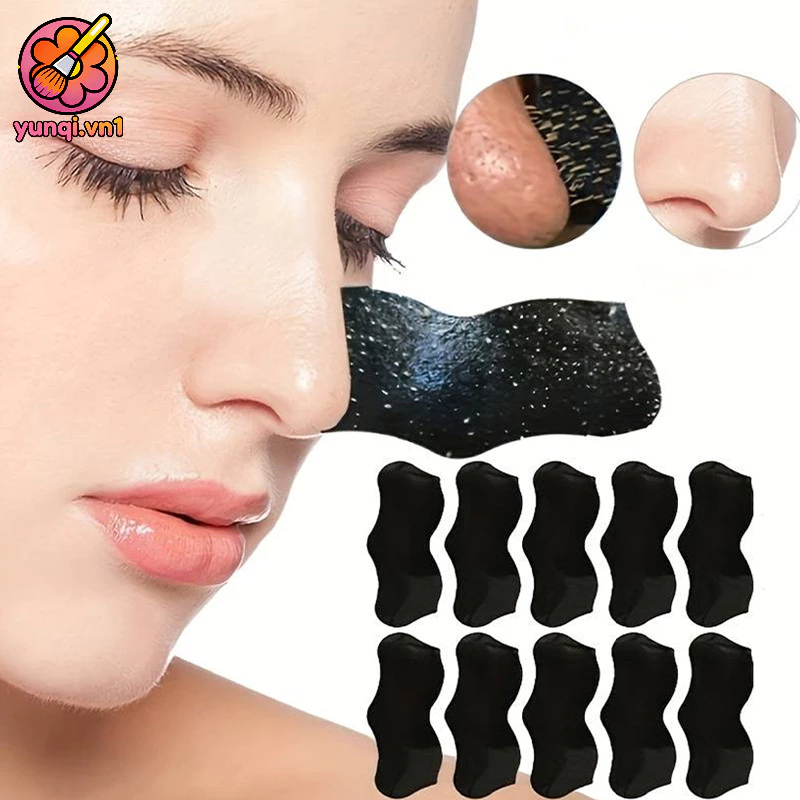 🎀yunqi🎀Miếng Dán Lột Mụn, Kem Lột Mụn, Lột Mụn Đầu Đen Vùng Mũi Dạng Gel