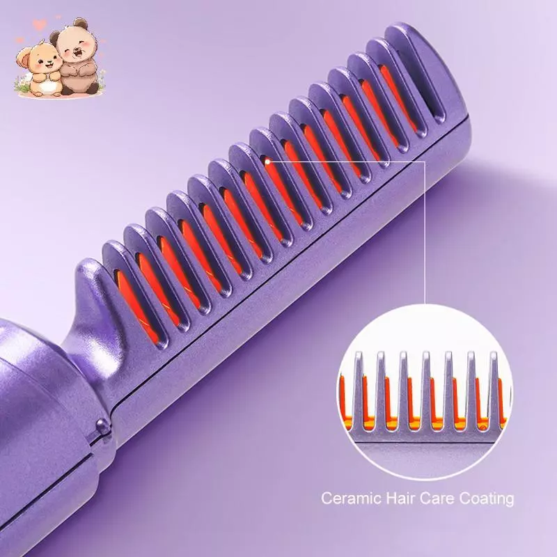 Máy duỗi tóc mini có thể sạc lại, Máy duỗi tóc cầm tay mini Eigoods Máy duỗi tóc mini bằng sắt phẳng Kích thước du lịch có thể sạc lại