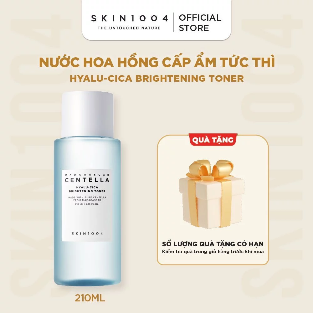 Nước hoa hồng cấp ẩm SKIN1004 Madagascar Centella Hyalu-cica Brightening Toner 210ml