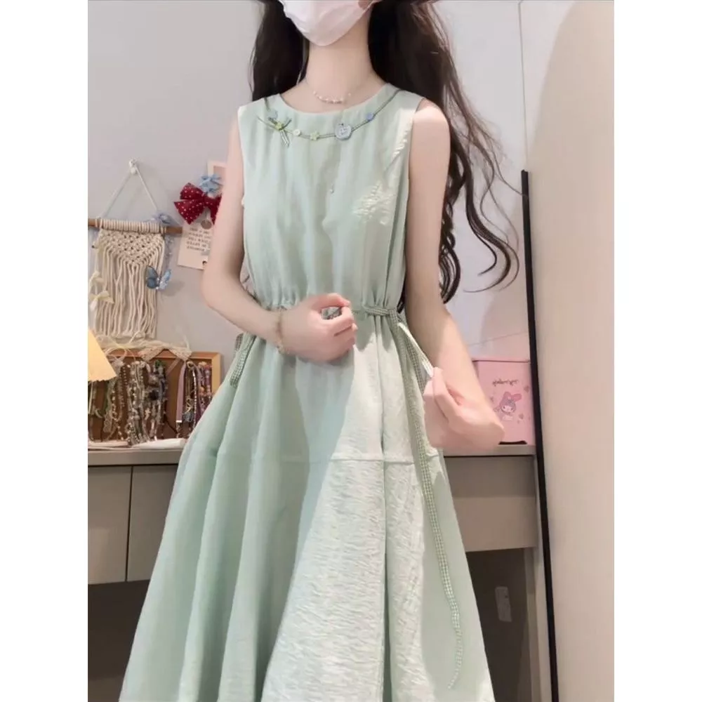 [Pre-Order]-Thiết kế ngọt ngào và trẻ trung mang phong cách rừng, váy dáng búp độc đáo dành cho các cô gái, mẫu mới mùa