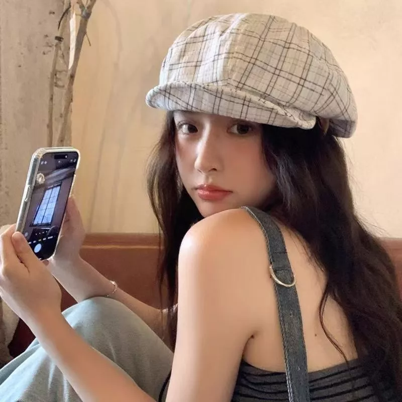 Mũ Bát Giác Newsboy Hàn Quốc Hot Trend - Phong Cách Retro Nữ Tính Dễ Phối Đồ - Hàng Mới Về Bán Chạy