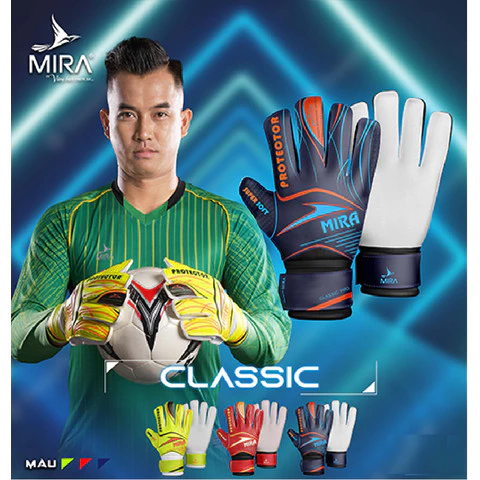 Găng Tay Thủ Môn Mira Classic - Găng Tay Thiết Kế Đẹp Mắt Giá Tốt