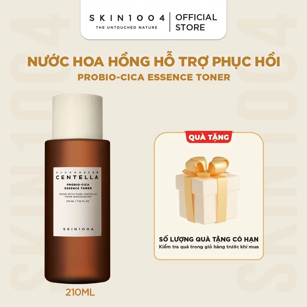 Nước hoa hồng rau má lên men SKIN1004 Madagascar Centella Probio-Cica Essence Toner 210ml