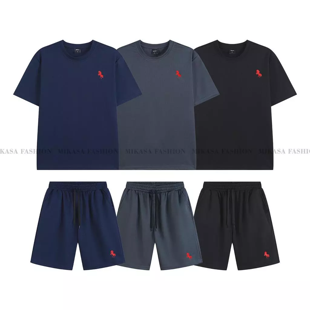 [ bộ cổ tròn tổ ong ] Bộ quần áo  nam nữ cao cấp thoáng mát thông hơi cotton tổ ong mát mẻ menswear