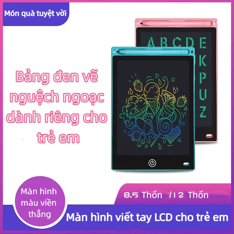 Màn hình viết tay LCD cho trẻ em tự động xóa, bảng vẽ điện tử kích thích sự sáng tạo của bé