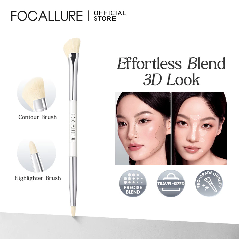 Bàn chải tô sáng và đường viền hai đầu FOCALLURE
