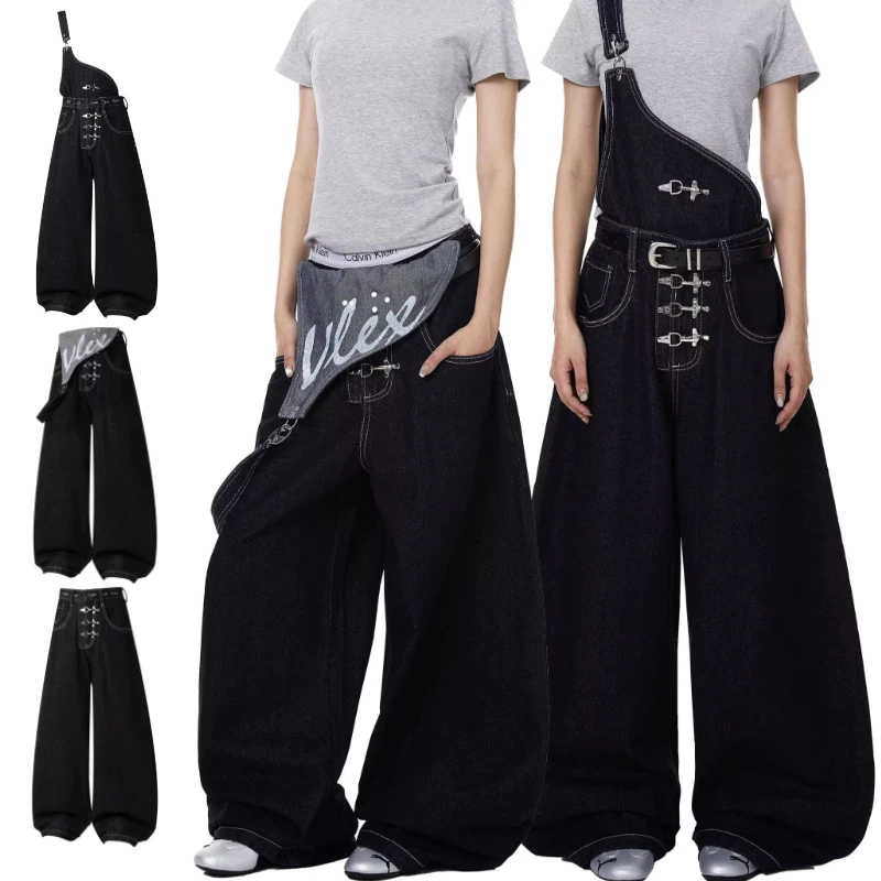 Quần yếm denim nam GKSSS phong cách cao cấp và trung tính