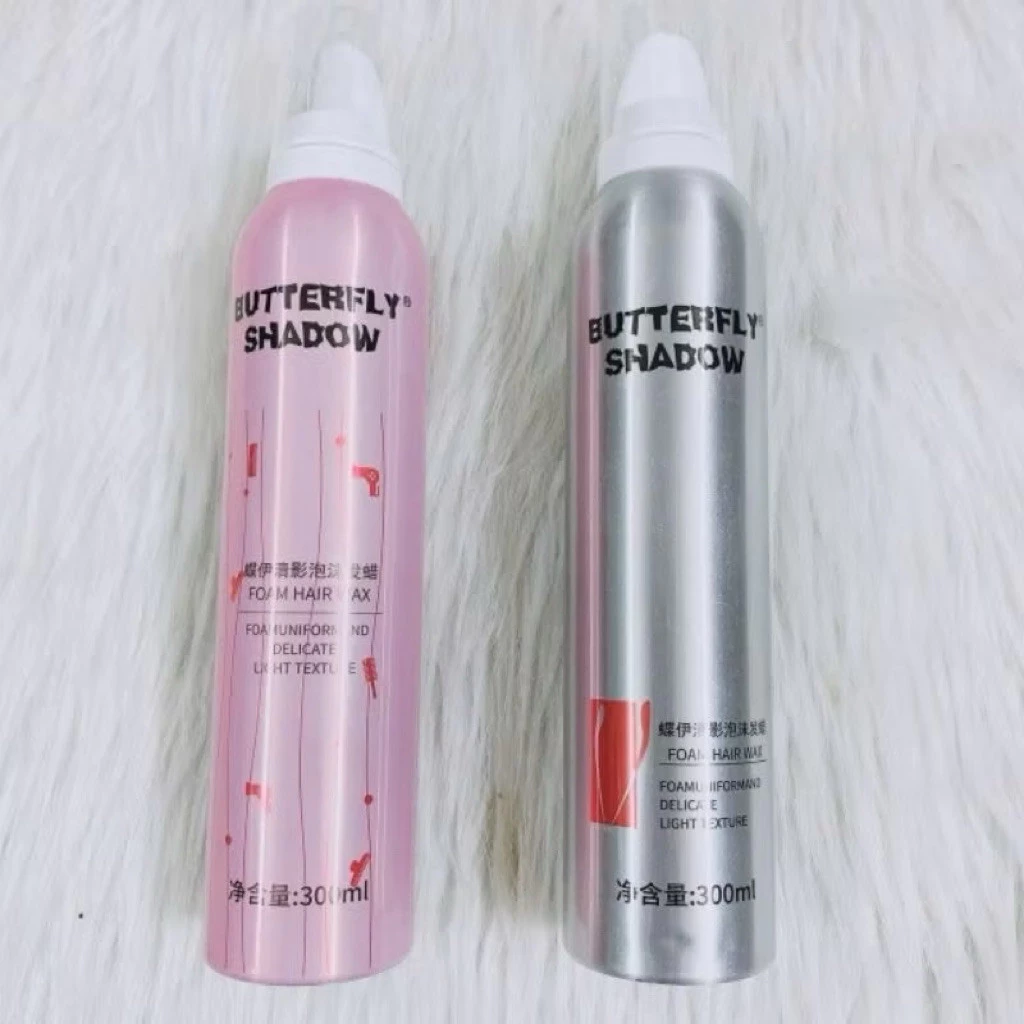 Keo bọt gôm dạng bọt Butterfly Shadow 300ml tạo kiểu giữ nếp