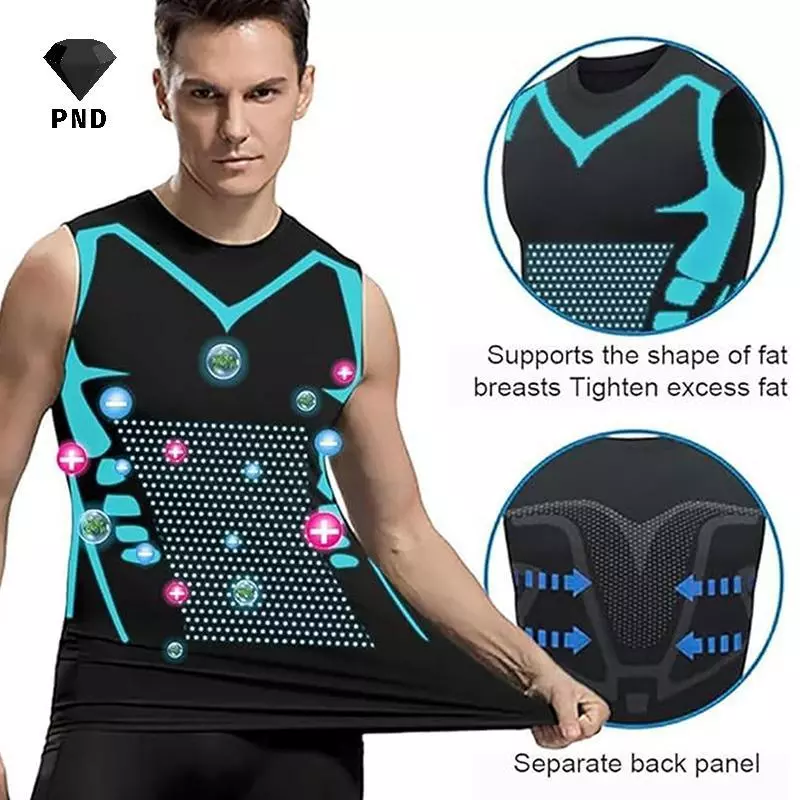 PND Áo Tank Top Compress Nam cho Tập luyện Fitness