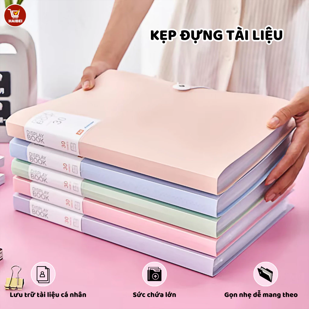 Túi đựng tài liệu nhiều ngăn, 30/60 ngăn, thích hợp cho tài liệu văn phòng. Chống thấm nước và chống bụi.