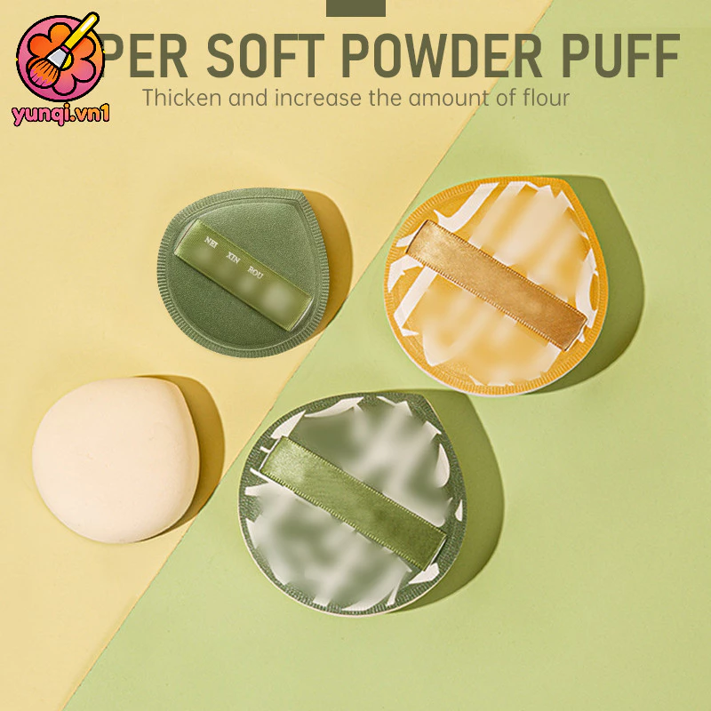 【yunqi】bông mút trang điểm Bông phấn Marshmallow cỡ lớn. mềm mại dùng được cả khô và ướt