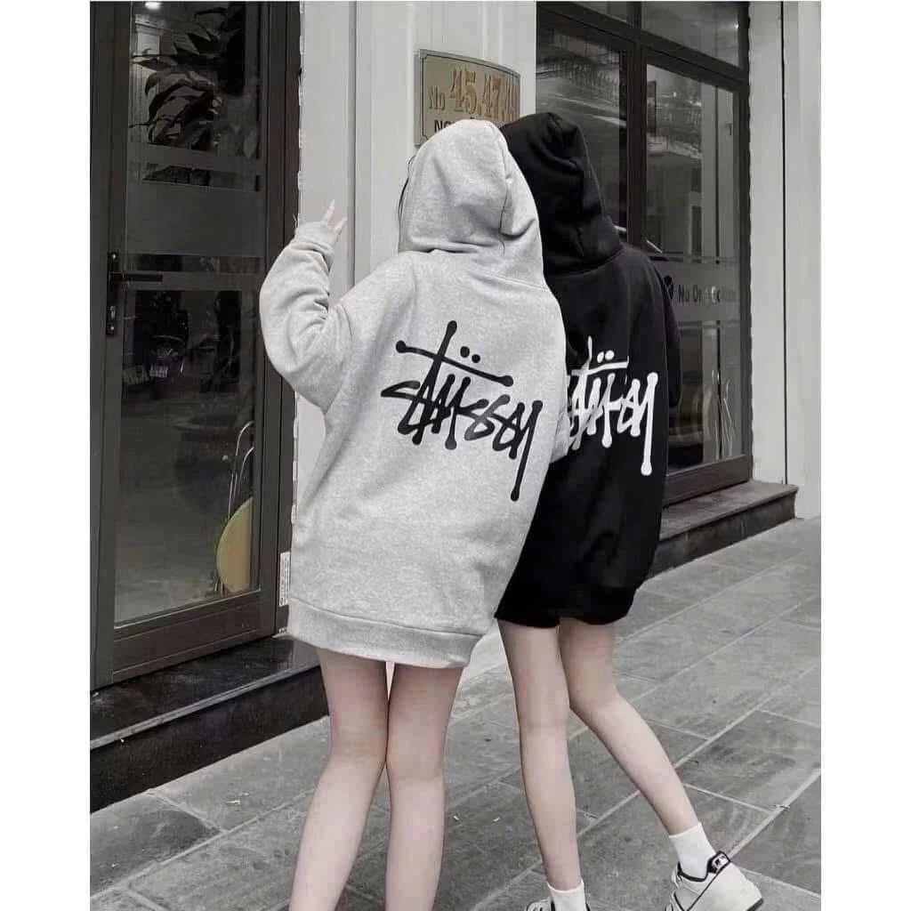 ÁO HOODIE CẶP ĐÔI NAM NỮ IN CHỮ Ở NGỰC VÀ SAU ÁO XSTT FASHION