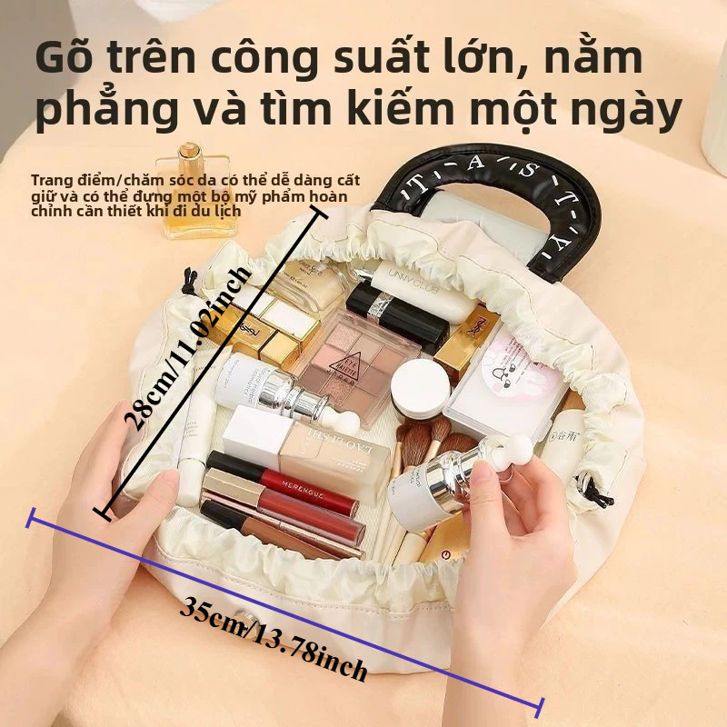 [HCM] 35~40CM*28CM Túi Dây Rút Đựng Mỹ Phẩm Đa Năng Size Lớn -EUNIO