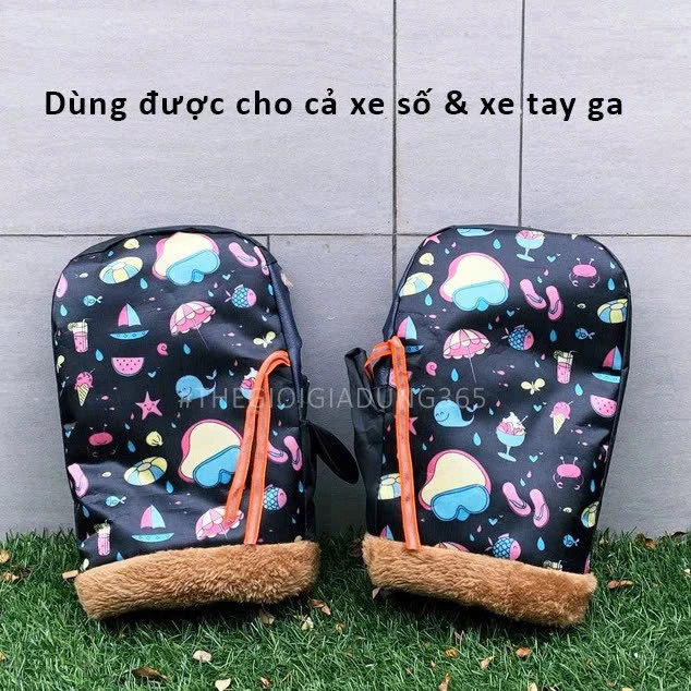 Găng Tay Đi Xe Máy Mùa Đông Nam Nữ Lót Lông Dày Dặn Giữ Ấm Chống Mưa Rét Phù Hợp Với Mọi Loại Xe Máy An Toàn Tiện Lợi