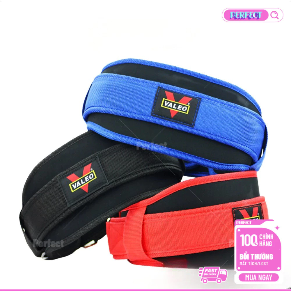 Đai Lưng Mềm Valeo Tập Gym, Phụ Kiện Thể Thao Chính Hãng PK0021