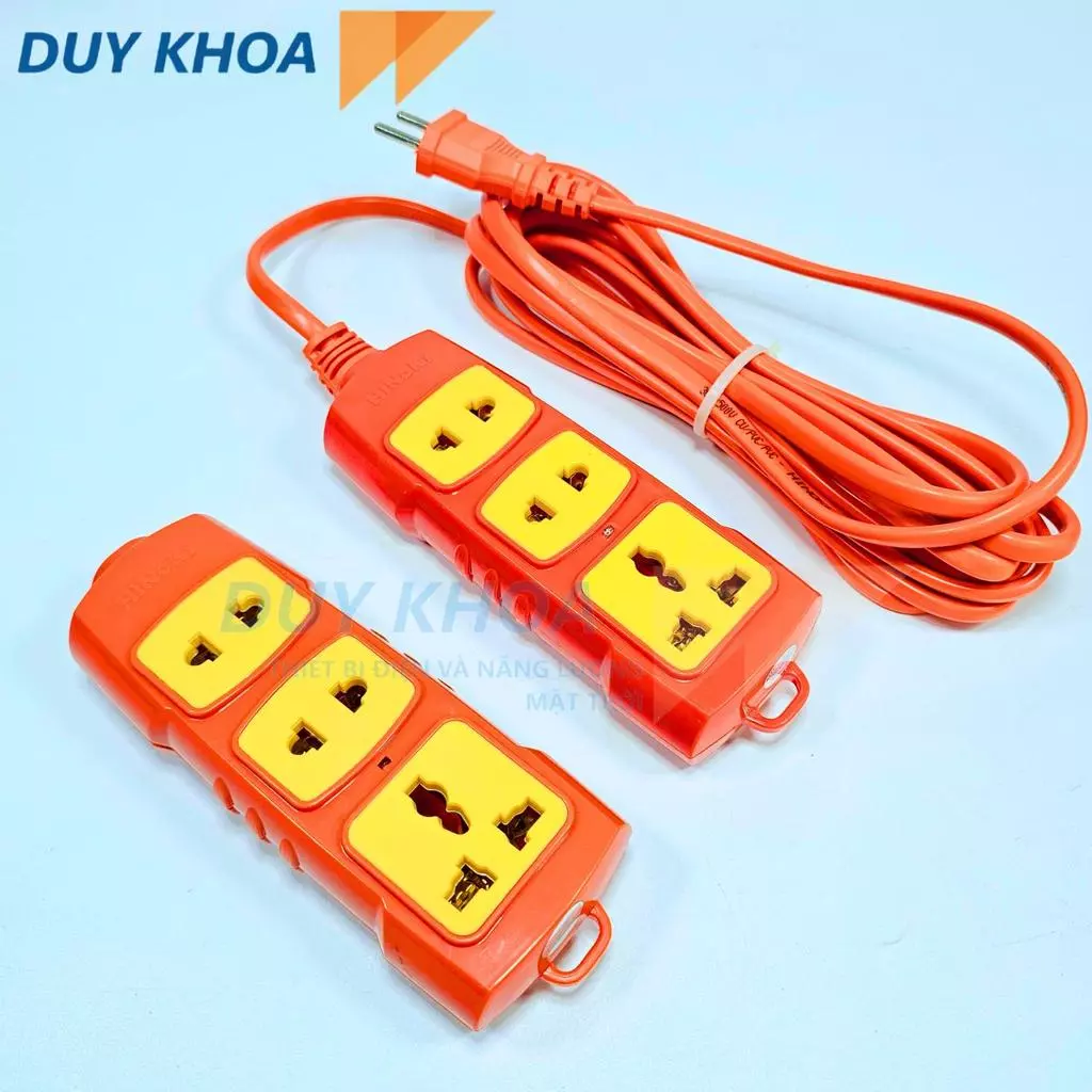 Ổ Cắm Điện Lõi Sứ 3 Ổ Hinoki Chịu Tải Cao – Chịu Nhiệt, Vỏ Nhựa Chống Va Đập Chuyên Thiết Bị Công Suất Lớn