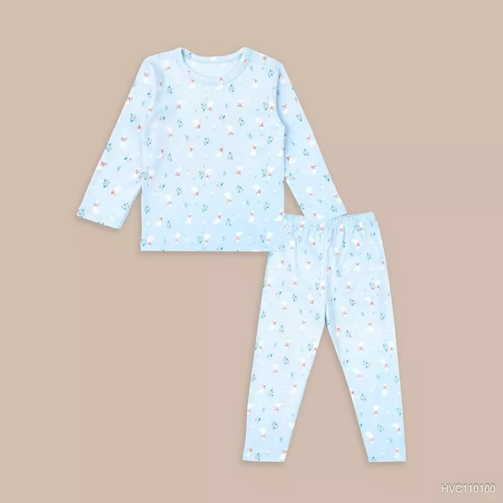 The Cotton House I BU Corner Bộ dài tay mềm mịn thoáng mát bé trai bé gái từ 1 đến 5 tuổi từ 7 đến 18 kg I HVC110100