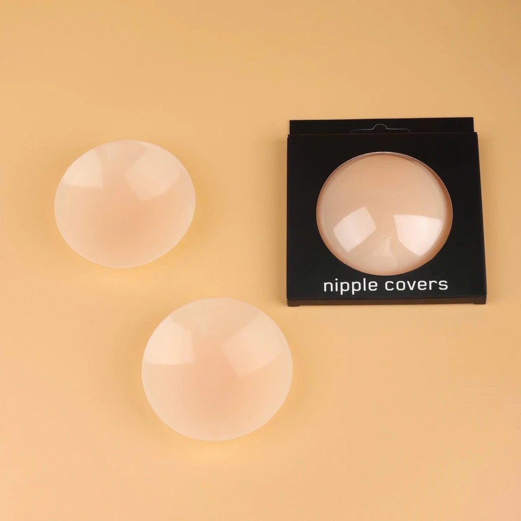 Combo 3 Cặp Miếng Dán Ngực Silicon , Miếng dán ti Nhiệt Tự Thân Từ Tính Không Keo Thoáng Mát Nhẹ Như Da Thật