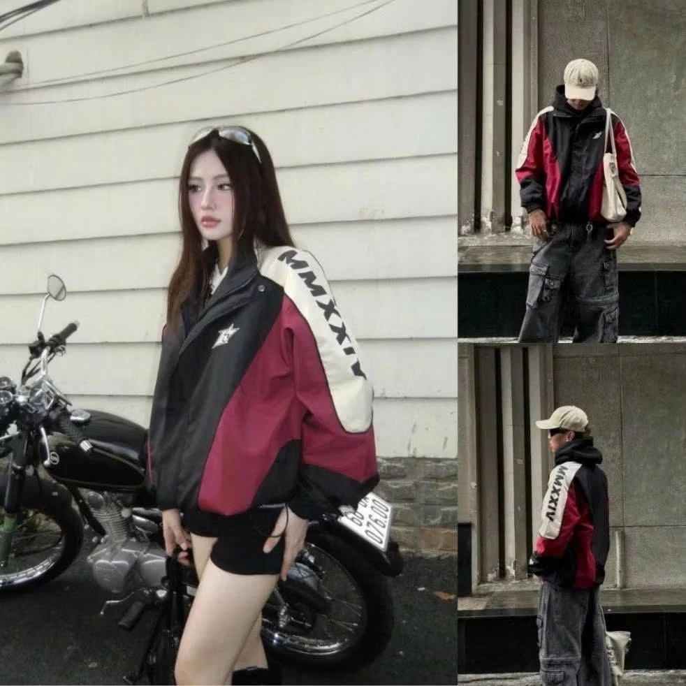 ÁO KHOÁC CẶP ĐÔI NAM NỮ ĐI PHƯỢT ĐI CHƠI LOGO IN HIGHCLUB XSTT FASHION