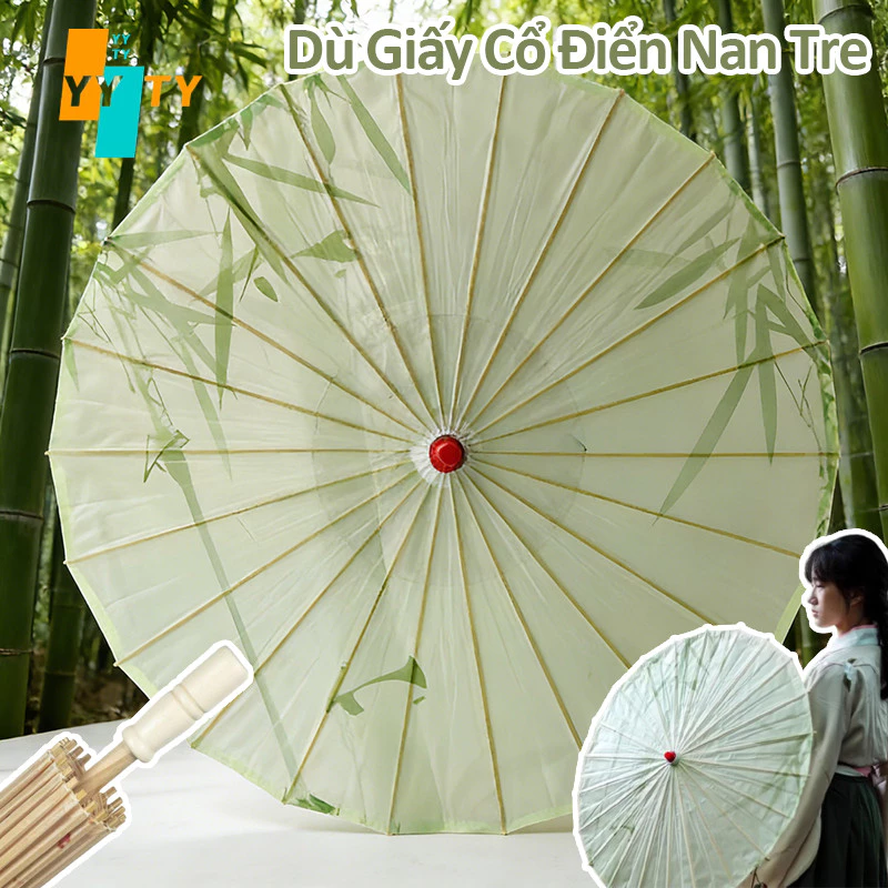 YYTY Dù Giấy Cổ Trang Trung Hoa,Qipao,Chụp ảnh Cưới, Biểu Diễn Múa  - Handmade Tinh Tế, Qipao