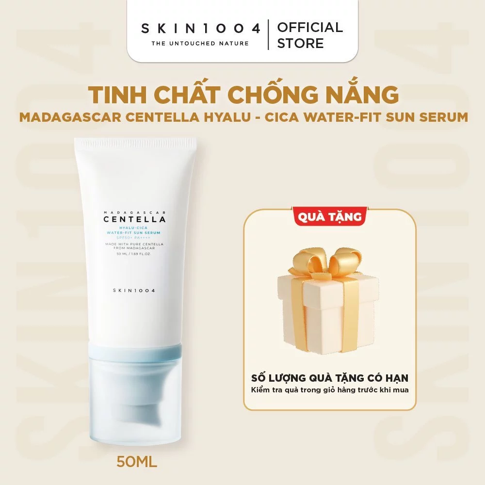 Tinh chất chống nắng SKIN1004 Centella Hyalu-cica Water-fit Sun Serum SPF50+ PA++++ 50ml