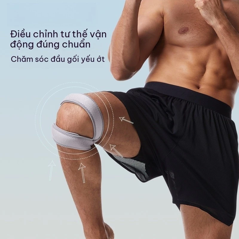 Bó gối thể thao chuyên nghiệp, bảo vệ khớp gối, phù hợp cho chạy bộ, nhảy dây, bóng rổ và các môn thể thao khác