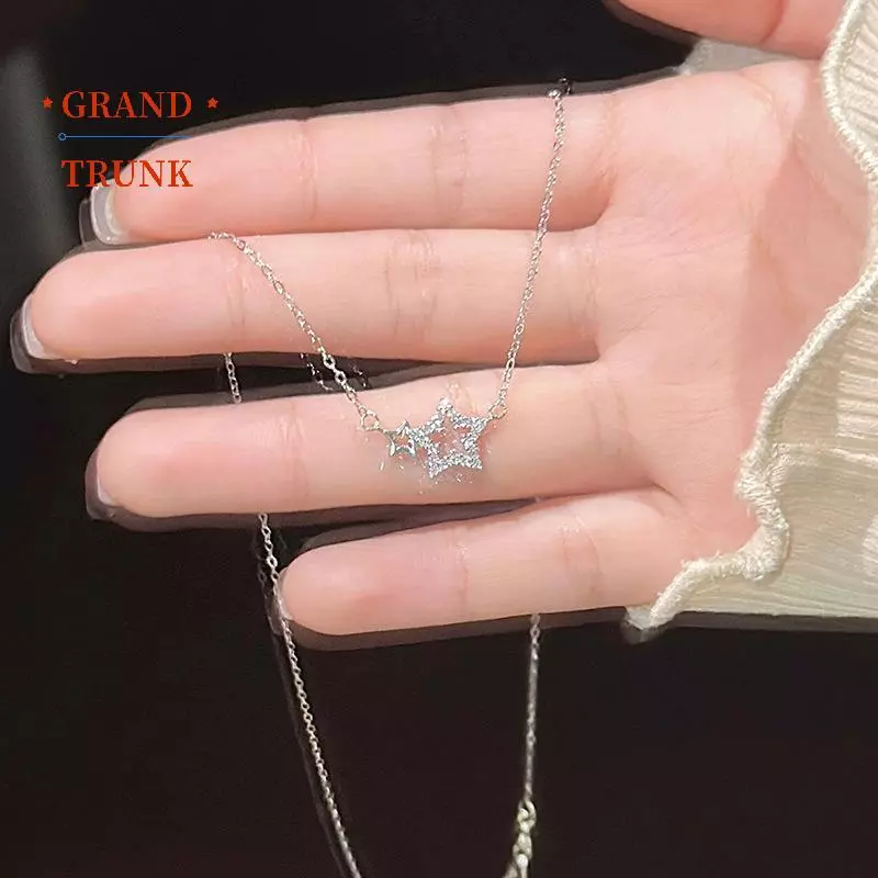 Ánh Sáng Sang Trọng Pentagram Tinh Tế - Dây Chuyền Ngọt Ngào Cho Bé Gái, Quà Tặng Đặc Biệt