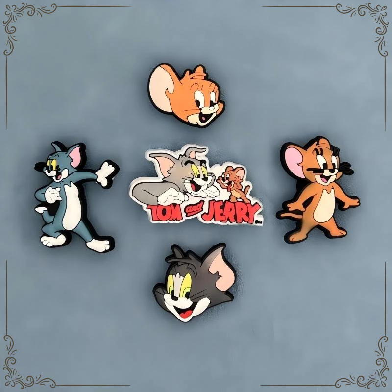 Stickers Charm/Tom&Jerry DIY trang trí giày cá nhân, thời trang Sandals Stickers cho lỗ giày phụ kiện