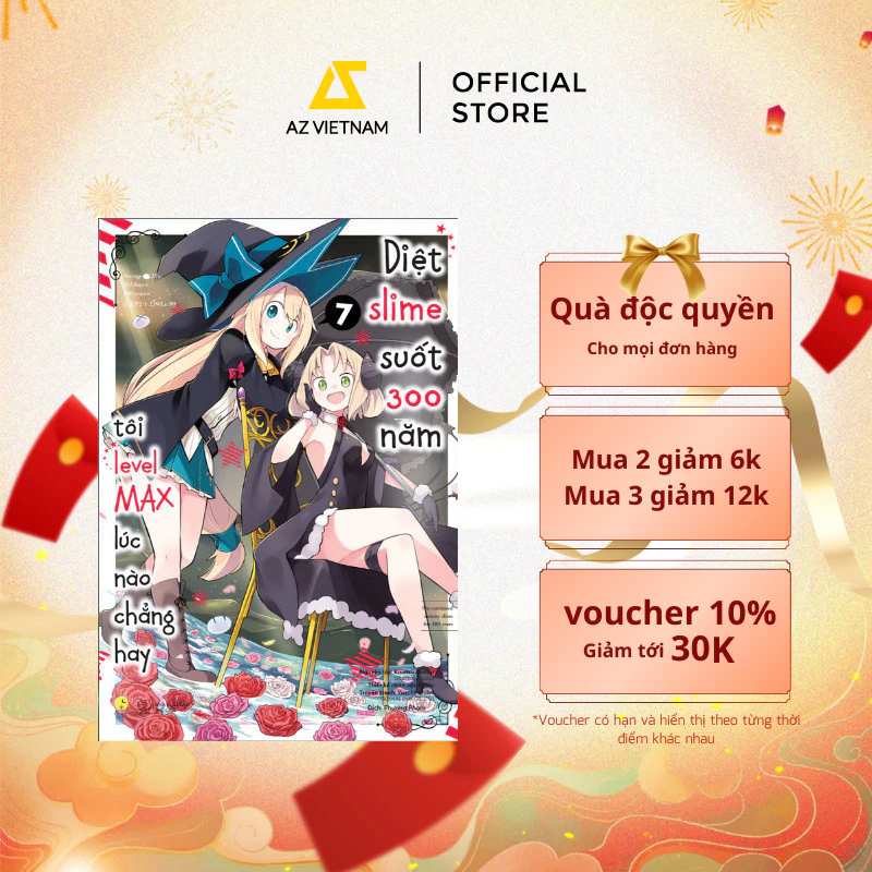 Sách - [Manga] Diệt Slime Suốt 300 Năm, Tôi Levelmax Lúc Nào Chẳng Hay (Tập 7 - Tái Bản)