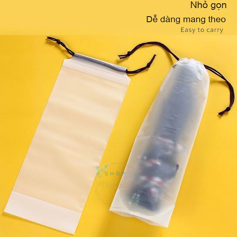 Combo 5 Túi Rút Đựng Ô Dù Chống Nước & Bụi 13x35cm - Tiện Dụng Để Trong Ô Tô Sau Khi Dùng Xong