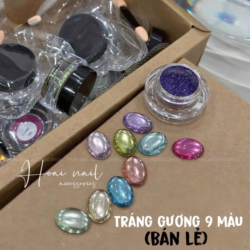 Tráng gương 9 màu ( bán lẻ)