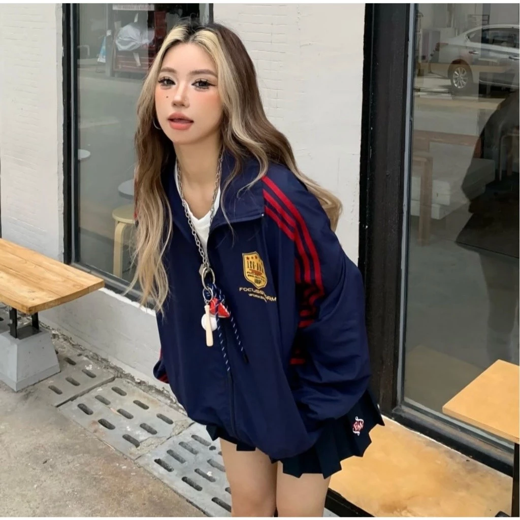 ÁO KHOÁC DÙ THỂ THAO PHỐI TAY 3 SỌC IN CHỮ POCUSSTORM MẪU MỚI XSTT FASHION