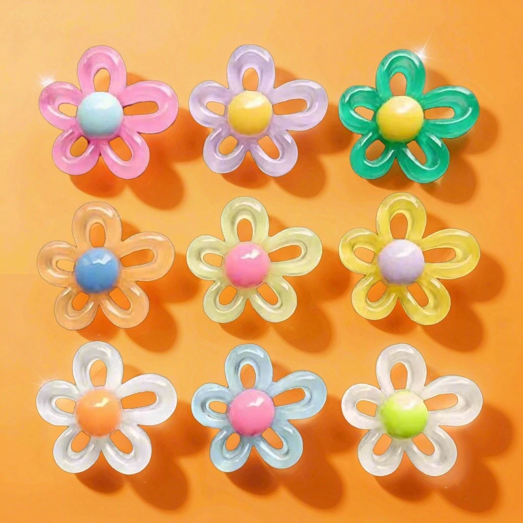 Sandals Charm Clear Bear Series DIY Dép Phụ kiện Sandals Stickers Thích hợp cho trang trí lỗ giày