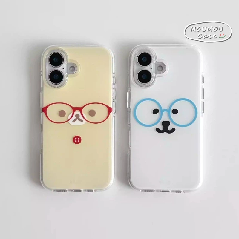 Ốp Lưng Cho Iphone 16 15 17 11 13 14 12 Pro Max 17Air 8 7 15 16 14 Plus X XR XS Max Phim hoạt hình Joke Bear IMD Cover