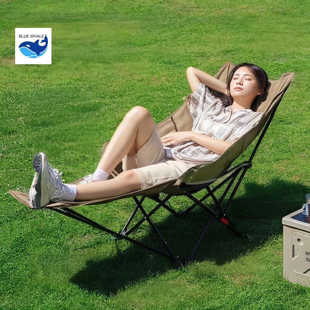 Ghế Ngả Lưng Thư Giãn Gấp Gọn Chứa Cotton Lót Êm Ái Gấp Gọn Đi Phượt Tải Trọng 200KG