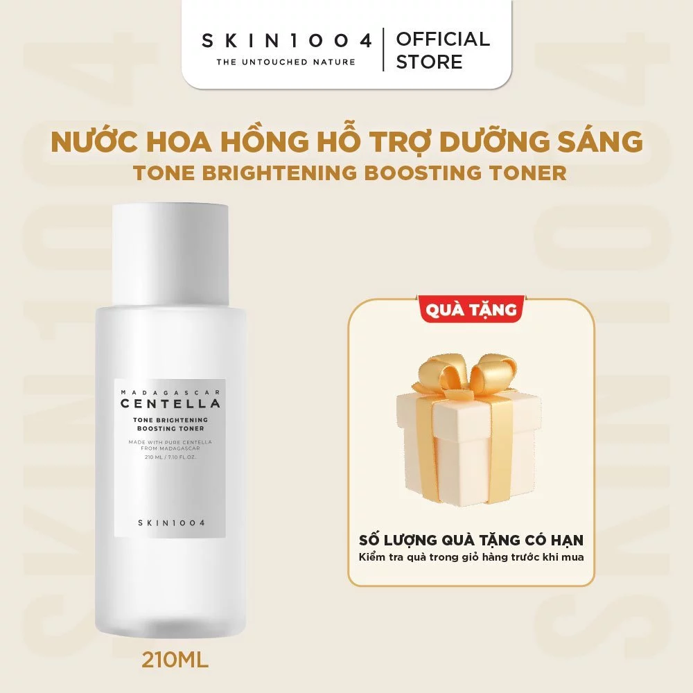 Nước hoa hồng Skin1004 Madagascar Centella Tone Brightening Boosting Toner 210ml