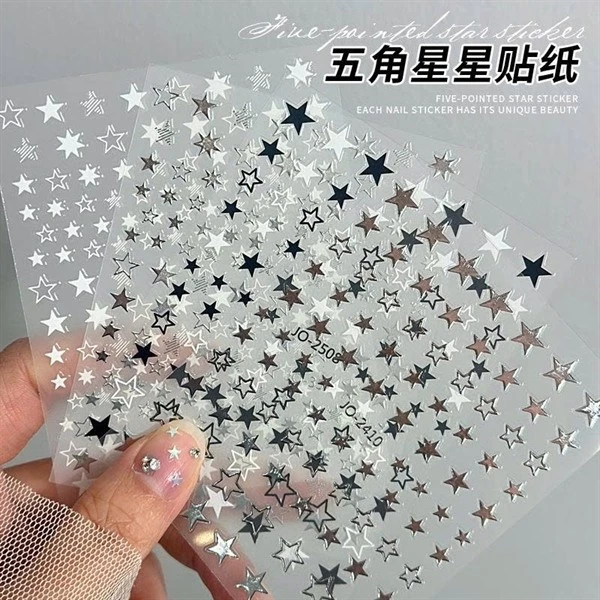 Sticker sao 5 mã J0 nhiều màu