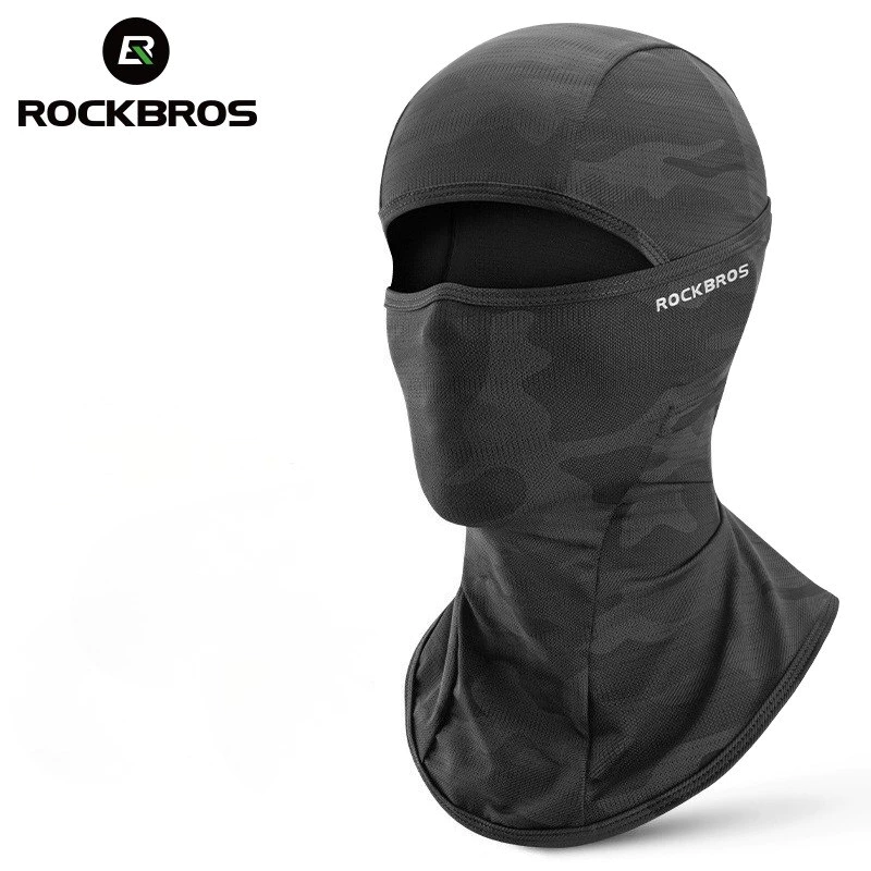 Mặt nạ chống nắng full face Rockbros chất liệu ice silk thoáng khí, phù hợp khi chạy xe đạp và xe máy