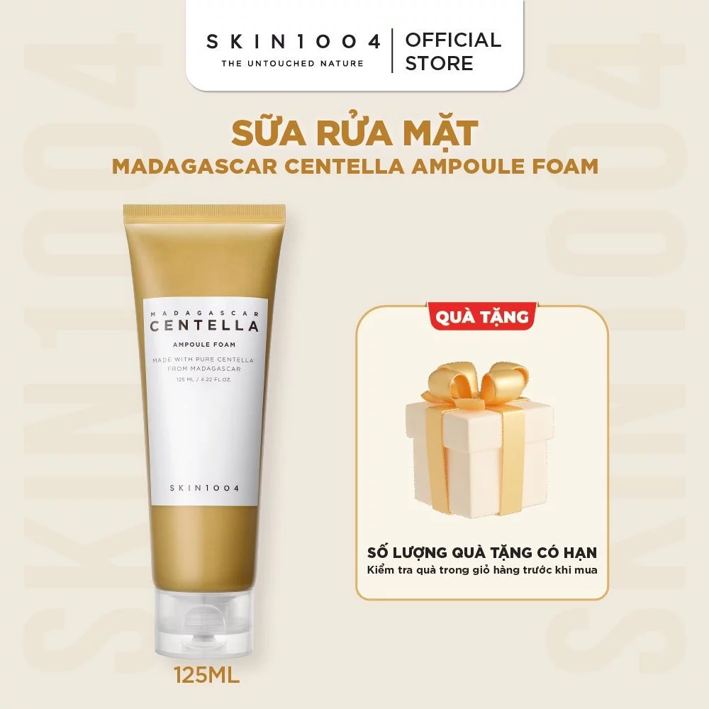 Sữa rửa mặt dịu nhẹ SKIN1004 Madagascar Centella Ampoule Foam 125ml