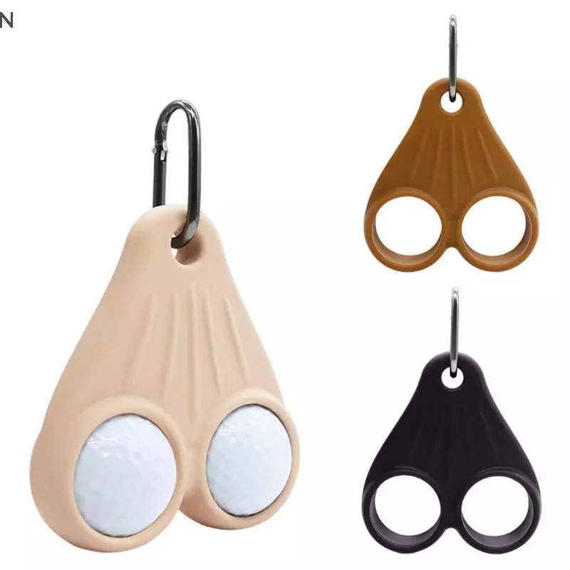 Balo đựng bóng golf bằng silicone vui nhộn - Phù hợp cho túi xe golf hoặc đai prank giả saggy