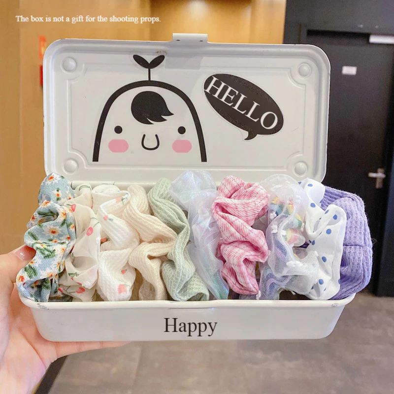 Scrunchie nữ vải mềm mại, bộ dây buộc tóc co giãn, Cột Tóc Scrunchies phụ kiện thời trang