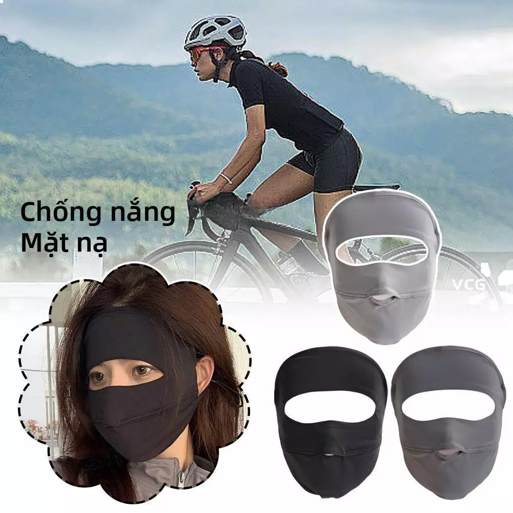 Mặt nạ chống nắng Facekini cho nữ với khả năng chống tia cực tím toàn diện
