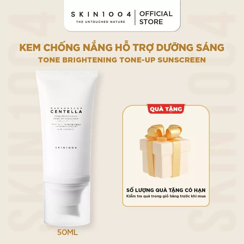 Kem chống nắng SKIN1004 Centella Tone Brightening Tone-up Sunscreen SPF50+ PA++++ 50ml