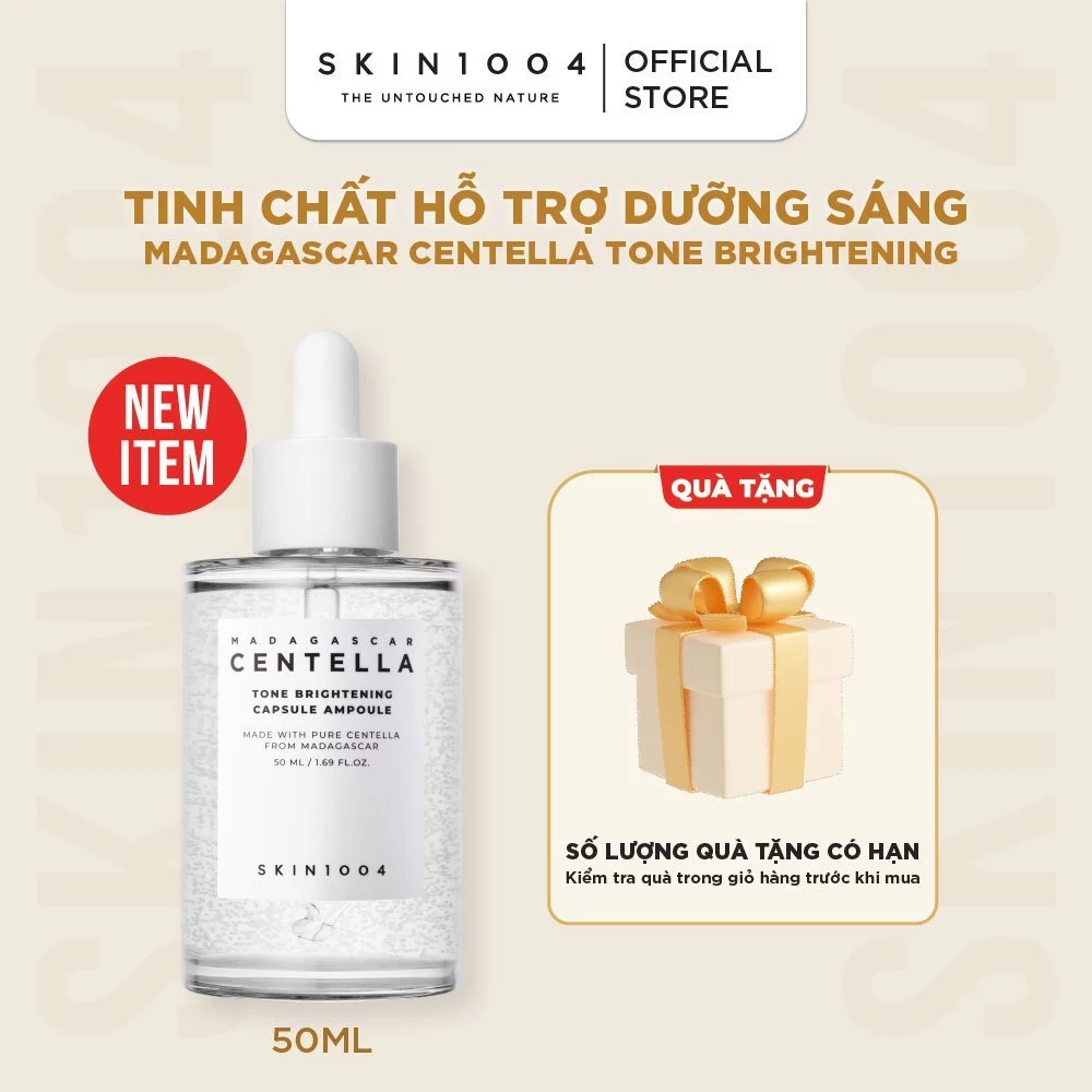 Tinh chất dưỡng sáng SKIN1004 Madagascar Centella Tone Brightening Capsule Ampoule 50ml