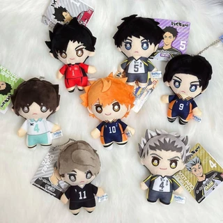 Móc Khóa Hình Thú Nhồi Bông Haikyuu 10cm Hinata Shoyo Kageyama Tobio Kotaro Bokuto Miya Osamu Kuroo Tetsurou