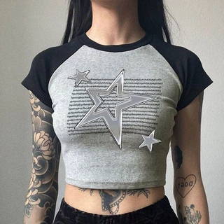 GD1 Áo phông áo croptop áo baby tee American Vintage 2023 New Style JL0304