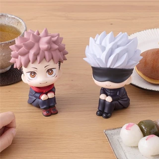 Nóng Jujutsu Kaisen Nhân Vật Hành Động Đồ Chơi Q Phiên Bản Mini Anime Dễ Thương Yuji Megumi Satoru Gojo PVC Nhân Vật Hành Động Mô Hình Hình Hình Trang Trí Bàn Làm Việc