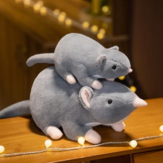 Đồ chơi chuột nhồi bông ngộ nghĩnh Đồ chơi chuột hoạt hình cho trẻ em Chiều cao 50cm